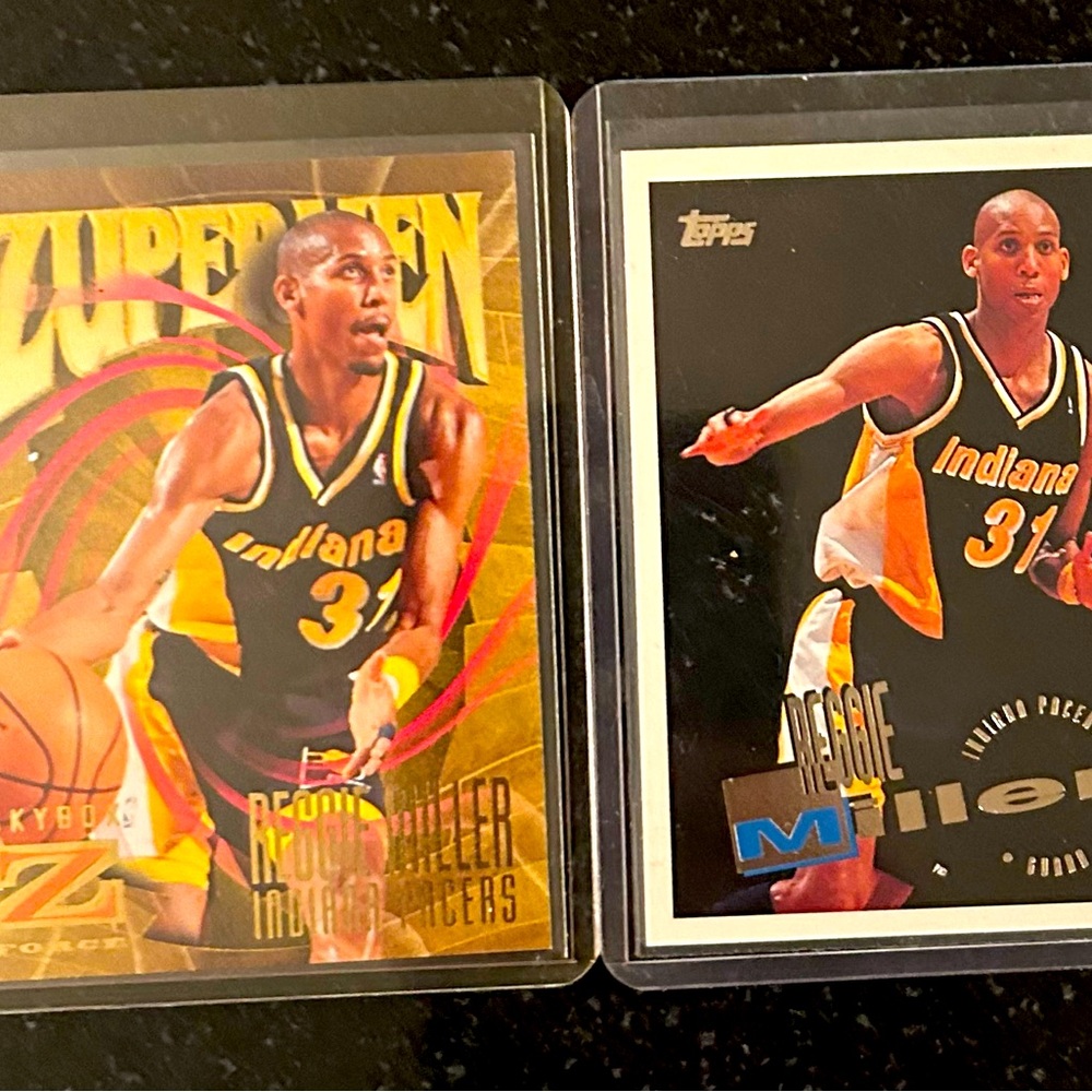 Reggie Miller NBA Basketball Trading Cards (2)